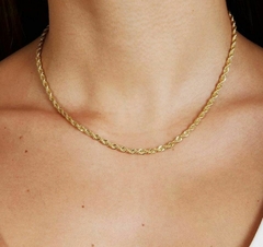 Cordão Baiano 2mm e 45 cm | Ouro 18K