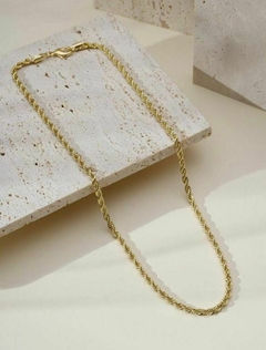 Cordão Baiano 2mm e 45 cm | Ouro 18K - comprar online