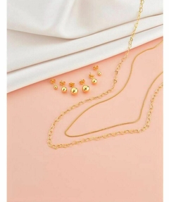 Trio Bola Lisa - Ouro 18K - comprar online