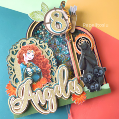 Cake Topper de Merida con luz - comprar online