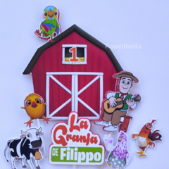Cake Topper la Granja de Zenón