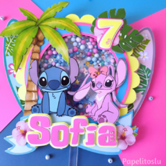 Cake Topper Stitch y Angel