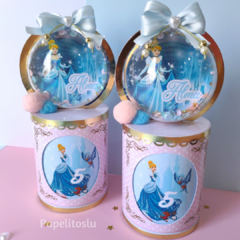 Caja Cilindro con media esfera Cenicienta - comprar online