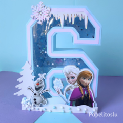 Número 3D Frozen