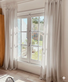 Cortina de gasa con tiritas - Ekipa Arte Rústico