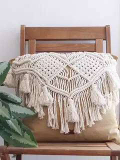 Funda almohadón macramé Venecia - comprar online