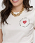 T-Shirt Nunca deixe de Orar-Cor off - comprar online