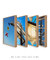 Composição de 4 quadros decorativos Nautico - VELAS 01