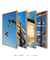 Composição de 4 quadros decorativos Nautico - VELAS 01 - comprar online
