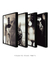 Conjunto de 4 quadro de Rock ´n Roll Instrumentos e Microfone - Todo Quadro Decorativo - Decoração com sentido e sentimento