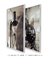 Dupla de quadros decorativos de Rock´n Roll - Guita e Microfone