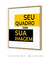 Quadro Personalizado Quadrado com Sua Foto ou Imagem - comprar online