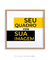 Imagem do Quadro Personalizado Quadrado com Sua Foto ou Imagem