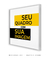 Imagem do Quadro Personalizado Quadrado com Sua Foto ou Imagem