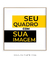 Quadro Personalizado Quadrado com Sua Foto ou Imagem