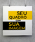 Quadro Personalizado Quadrado com Sua Foto ou Imagem