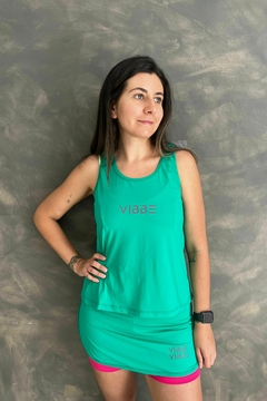 Saia Dry Verde e Rosa - Vibbe