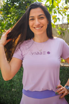 Camiseta Feminina Lilás