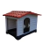 Casa para perro mediano modelo Italiana Rojo - QPerron