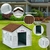 Casa Mediana de Plástico Resistente y de Alta Calidad, Térmica con Ventilación | 75 x 62 x 64 cm - tienda en línea