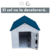 Casa Mediana con Puerta Metálica, Plastico Resistente y de Alta Calidad, Térmica con Ventilación | 75 x 62 x 64 cm - tienda en línea