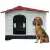 Casa para perro mediano modelo Italiana Rojo - QPerron