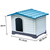 Casa para perro mediano modelo Italiana Azul - comprar en línea