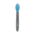 Colher de Silicone Termo Sensível, Azul/Cinza Clingo