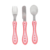 Kit Talher 3 Peças, Estrelinha Rosa, Buba.