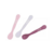 Kit 3 Colheres macia, Clingo, Colors Rosa