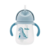 Copo Dino com Canudo de silicone, Azul - comprar online