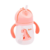 Copo Dino com Canudo de silicone, Laranja - comprar online