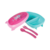 Kit Refeição com Talher Foguete Rosa - Jlmixbaby