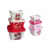Conjunto de Potes Conect 3 Unidades Minnie