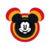 Conjunto de Potes Conect 3 Unidades Mickey