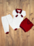 Conjunto 3 Peças Tricot, RN Vermelho, Menino. na internet