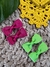Laço com presilha, baby, Rosa/Verde , Jlmixbaby - Jlmixbaby