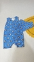 Romper com Bandana, Azul, Panda.