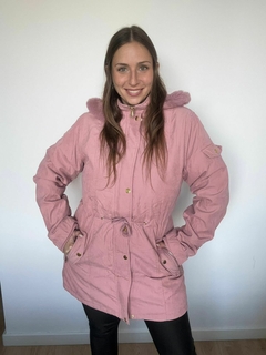 Parka de dama solo rosa - comprar online