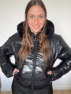 Puffer charol - tienda online