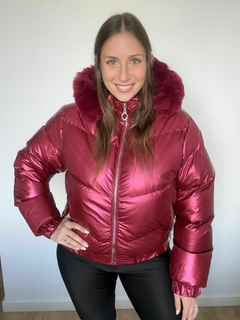 Puffer de dama camaleón - Moda tahel