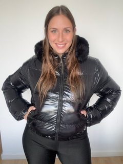 Puffer charol