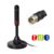 Antena interna omnidireccional para TDT con base magnética y cable de 5 metros.