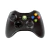 Control remoto inalámbrico genérico para Xbox 360, color negro, con botones de colores y joystick.