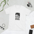 Camiseta unissex com mangas curtas mulher anos 80