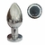 Imagem do Plug Metal com Vibrador e Controle Remoto Tam M