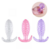 Plug Bolinha G Silicone com Textura Transparente - comprar online
