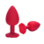 Plug M em Silicone Formato de Rosa