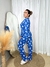 Pijama Americano azul sem vies - comprar online