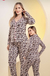 Pijama Americano animal print com rosa - comprar online